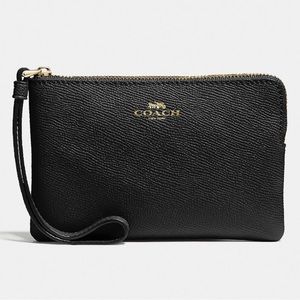 Coach black wristlet. NWT!